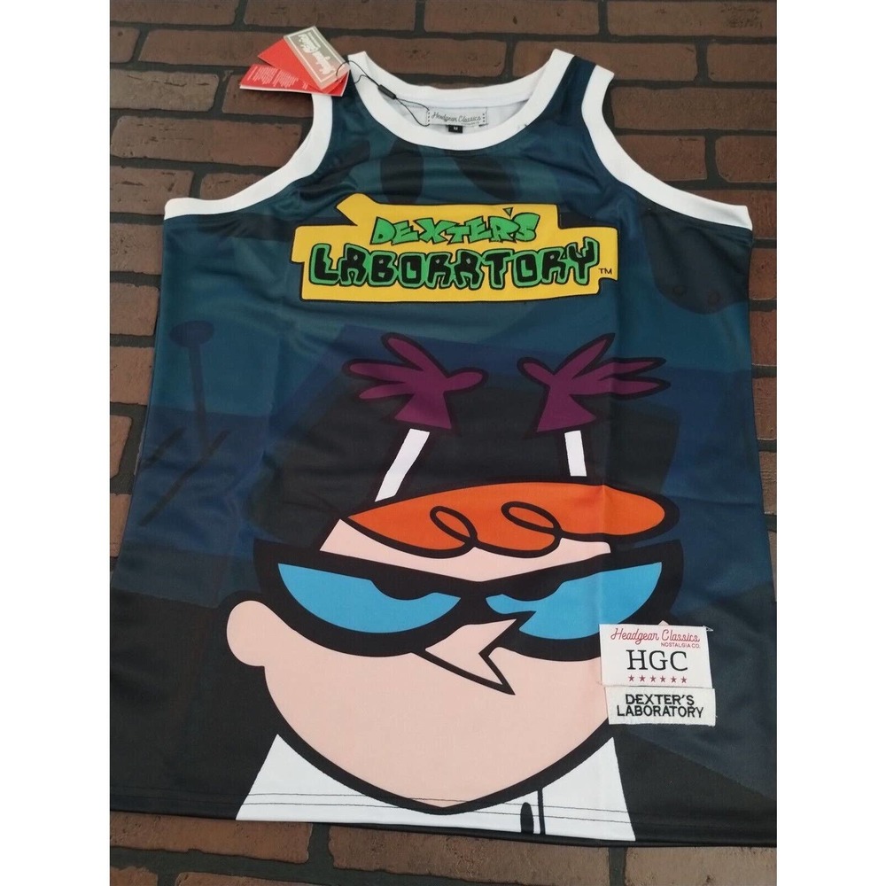 DEXTER'S LAB Headgear Classics‎ Basketball Jersey ~Never Worn~ M XL